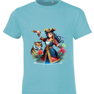T-shirt "La pirate au tigre"