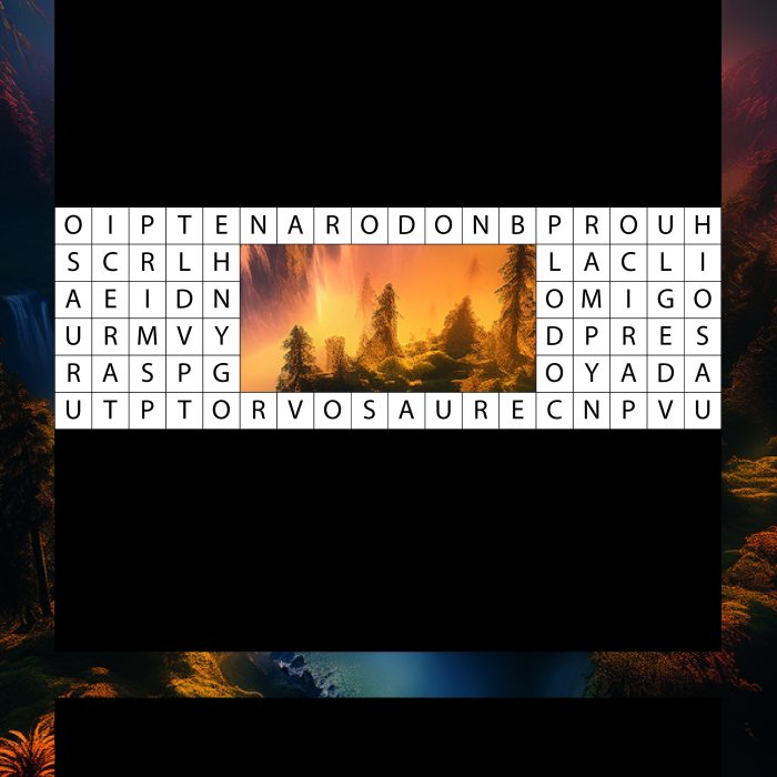 1> Dinosaures - Mots cachés